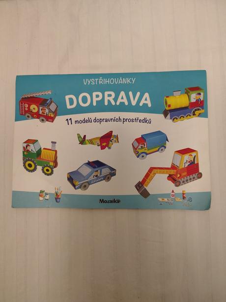 Vystrihovačky doprava 11 modelov, infoa, 30x21 cm, 