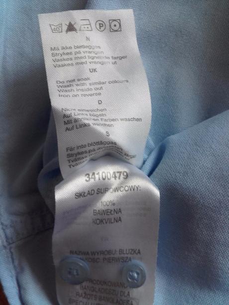 Svetlomodrá košeľa bfly, 146