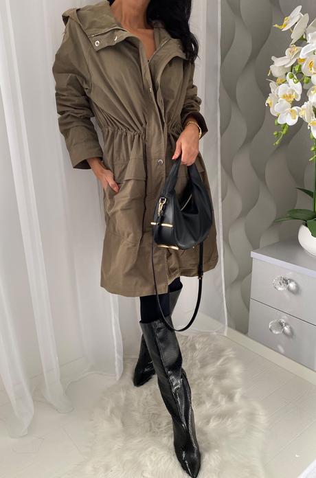 Calvin klein - olivová parka, calvin klein,m