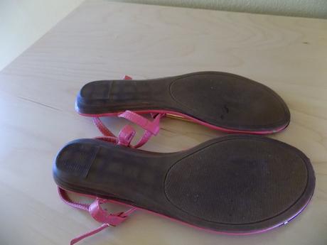 Dámske červenoružové sandale č.40, 40