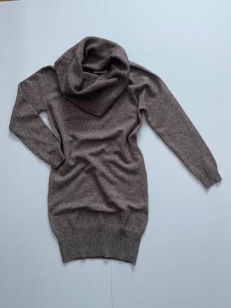 Pletené šaty s angorou, l / m / s / xl