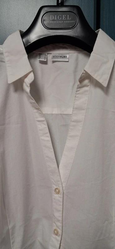 Biela strečová blúzka, bonprix,42