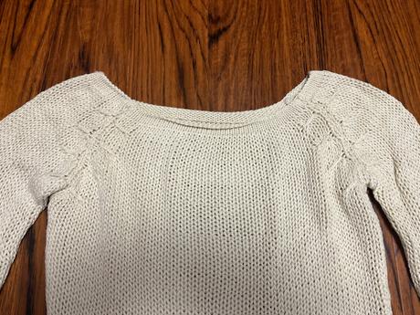 Krémový pulover, veľ. m, terranova,m
