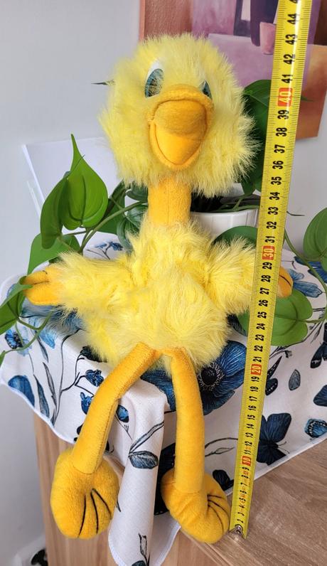 Vintage plyšák big bird (sesame street) 40 cm, 