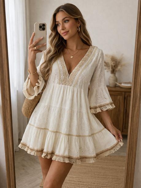 Nádherné boho šaty,