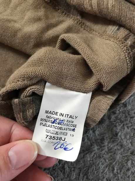 Hnedý tenký svetrík v.l, l