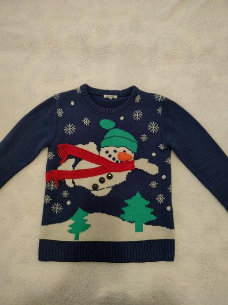 Pulóver s vianočným motívom, s