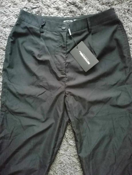 Čierne široké nohavice, 40