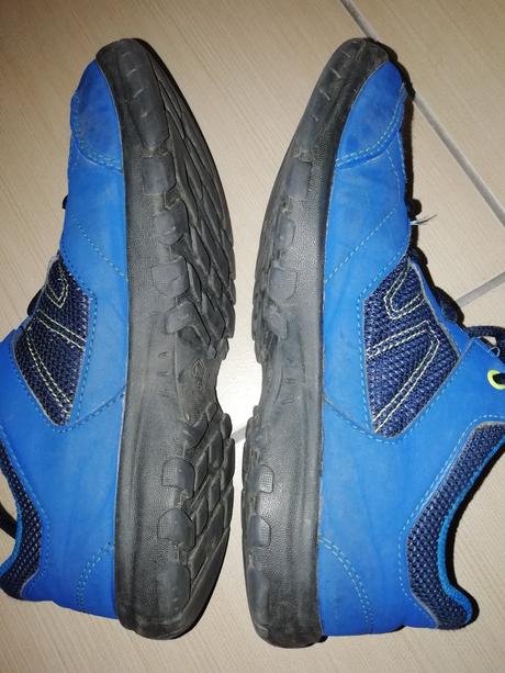 Detské tmavomodré botasky., quechua,36