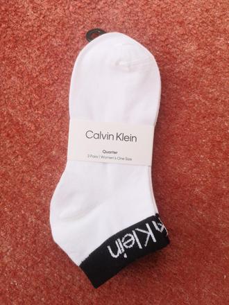 Calvin klein dámske ponožky 3 páry veľkosť 37-41, calvin klein,37 / 38 / 39 / 40 / 42