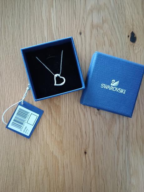 Swarovski srdiečkový náhrdelník 2v1, swarovski