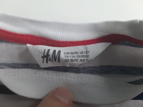 Tricko little sis v 86/92, h&m,86