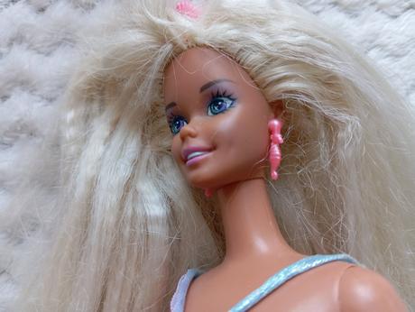 1996 bubbling mermaid barbie morská panna, 