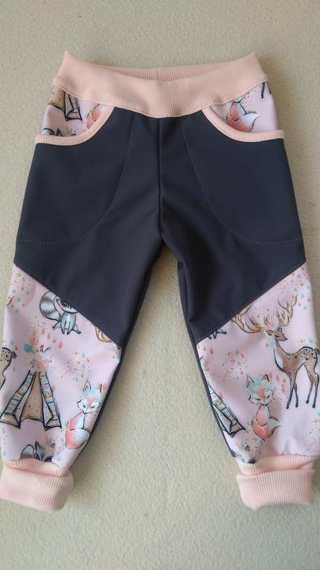 Softshellvé nohavice, 86 - 128