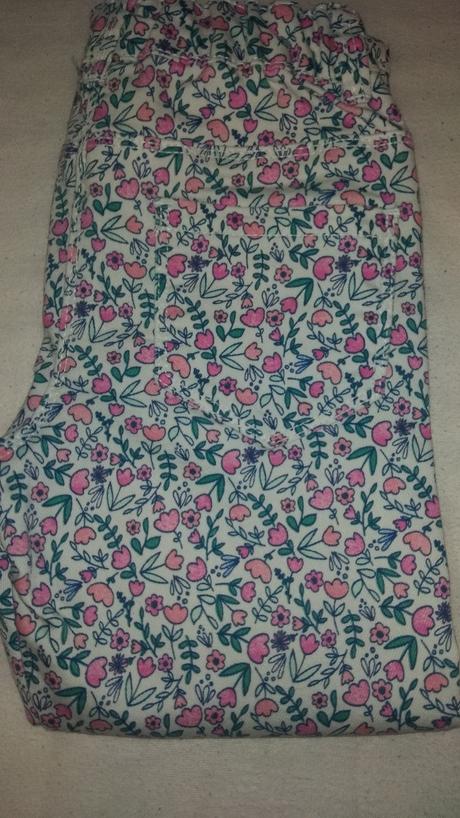 Krásne kvetovane džínsy, palomino,122