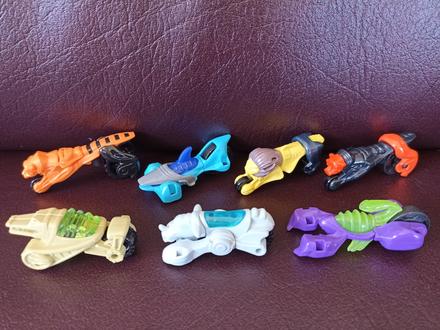 Zvieracie motorky 7ks,