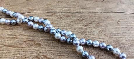 Korálky perličkové-10 mm - mix - 36 kusov, 