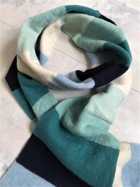 Teplý angorový šál, l