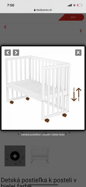 Postieľka k posteli