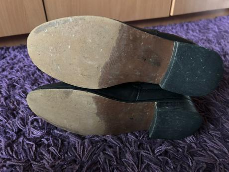 Čierne členkové topánky č. 38, 38