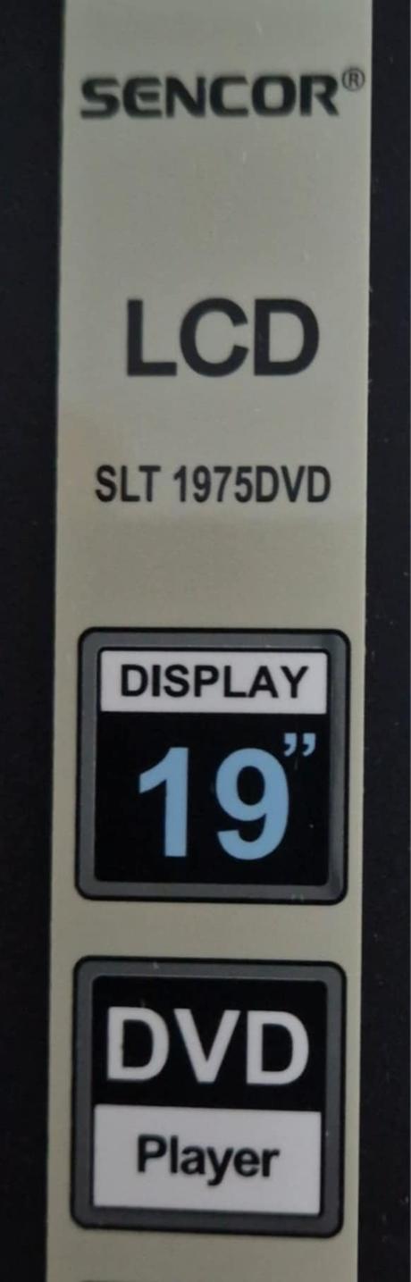 Lcd televízor s dvd prehrávačom, sencor