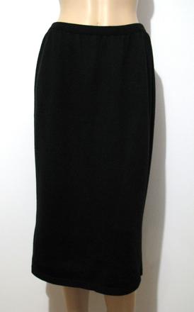 Čierna pleteninová sukňa, l