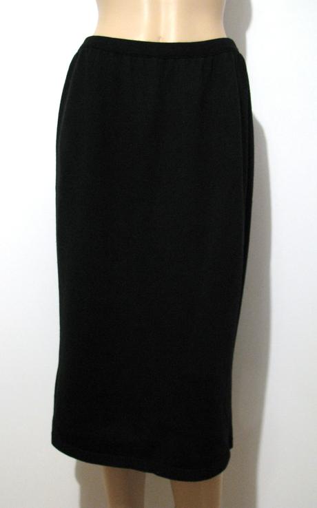 Čierna pleteninová sukňa, l