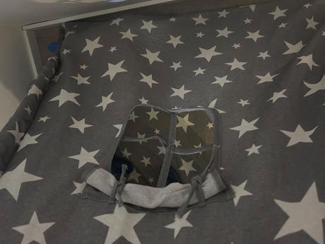 Teepee stan s hviezdičkami, 