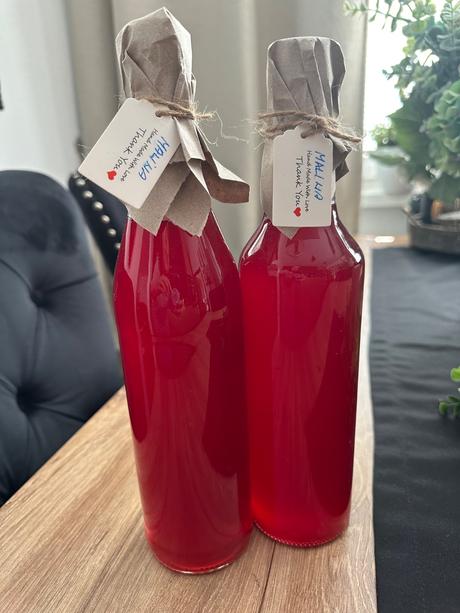 Domaci malinovy sirup, 