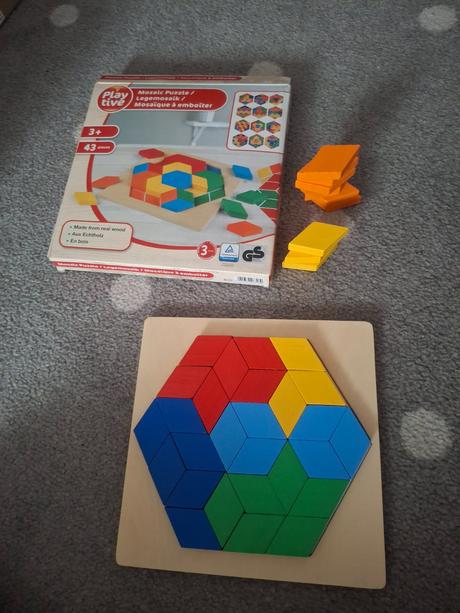 Drevene puzzle mozaika, 