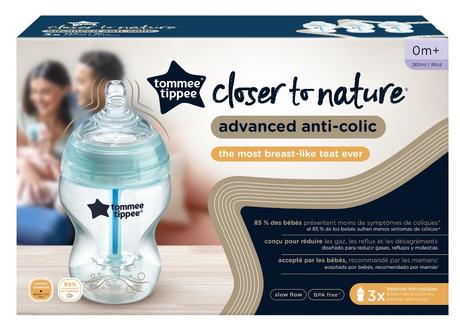 Tommee tippee sada antikolikových fliaš advanced 3, tommee tippee