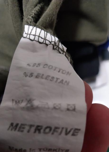 Olivovo zelené predĺžené tielko, m