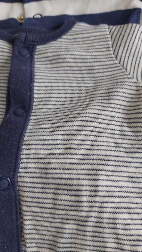 3x overal/pyžamko pásikové 50, f&f,50