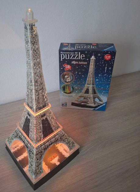 3d puzzle - eiffelova veža, 