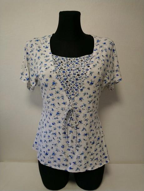 Dámsky elastický top, saloos, s