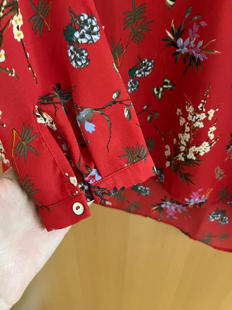 Kvetinová blúzka a dlhým rukávom esprit, esprit,m