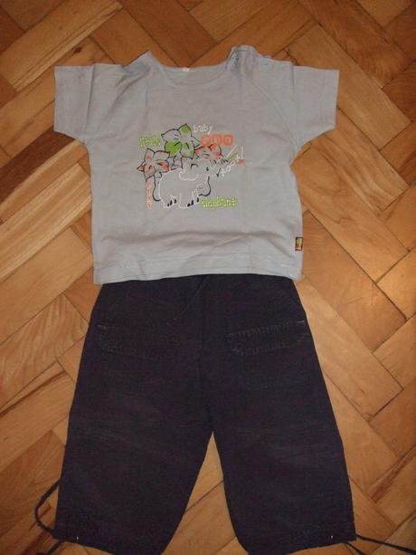Letná súprava nohavice + tričko, 80