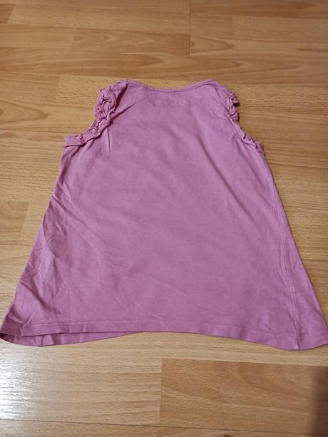 Dievčenské tričko bez rukávov, lupilu,110