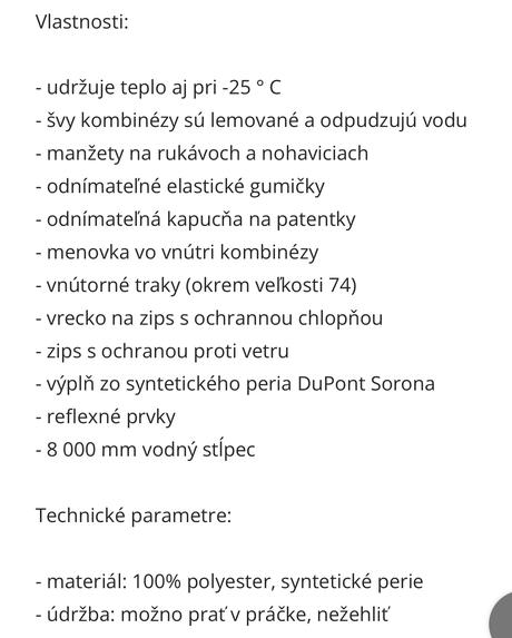 Kombinéza leokid 74-80cm, 80