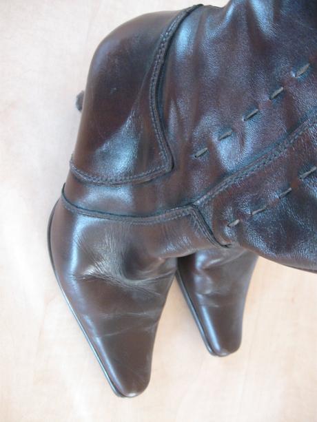 Kožené čižmy na zimu, zn. hujo, 38