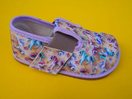 Detské barefoot papučky pegres jednorožec, pegres,20 - 32