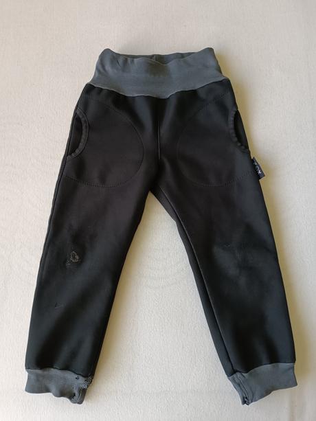 Darujem - softshellové nohavice 98/104, 98