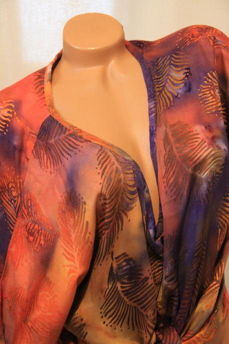 Batikovaná blúzka angel circle, l, l