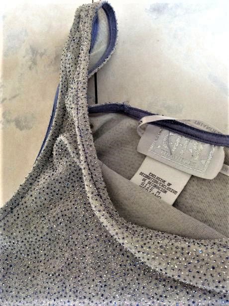 Extravagantné lurexové šaty, 34