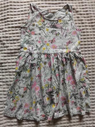 Kvetinove šaty, h&m,110