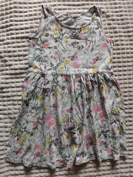 Kvetinove šaty, h&m,110