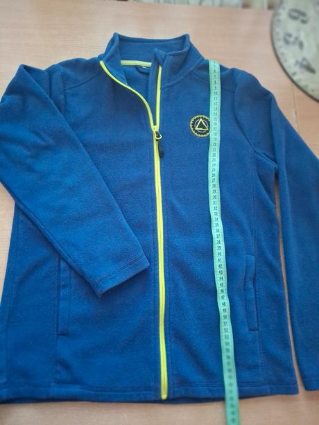 Mikina ns zips modrá, crivit,158