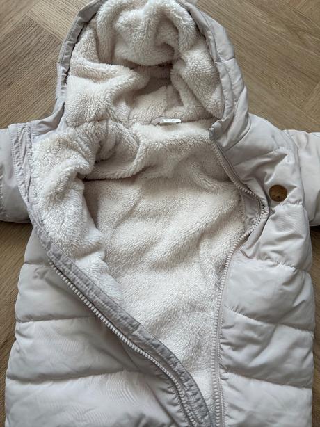 Kombinéza s plyšovou podsivkou, h&m,68