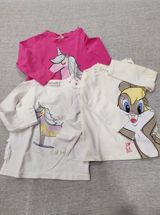 Tričká 3ks, coccodrillo,80