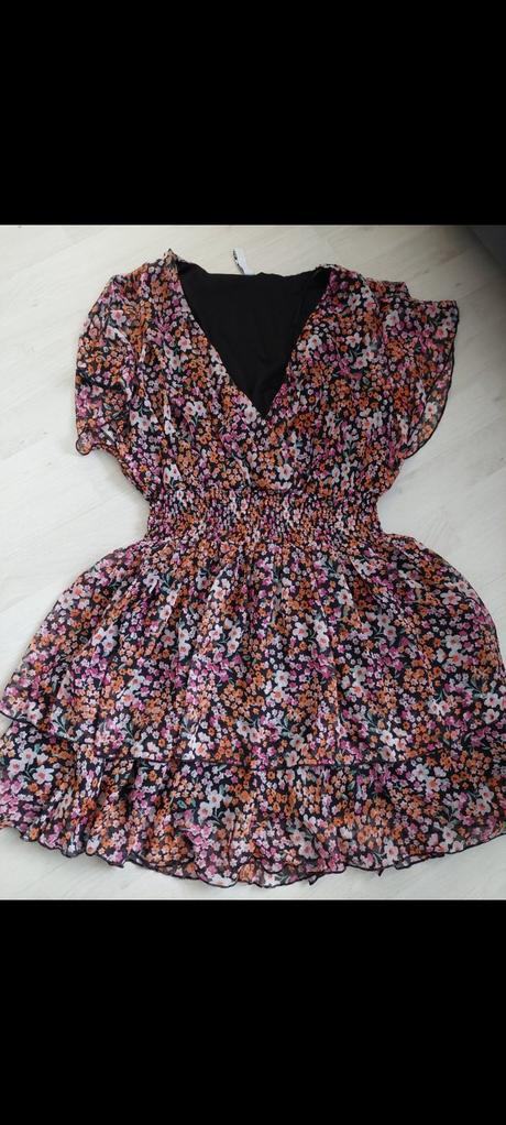 Letné kvetované šaty uni, l